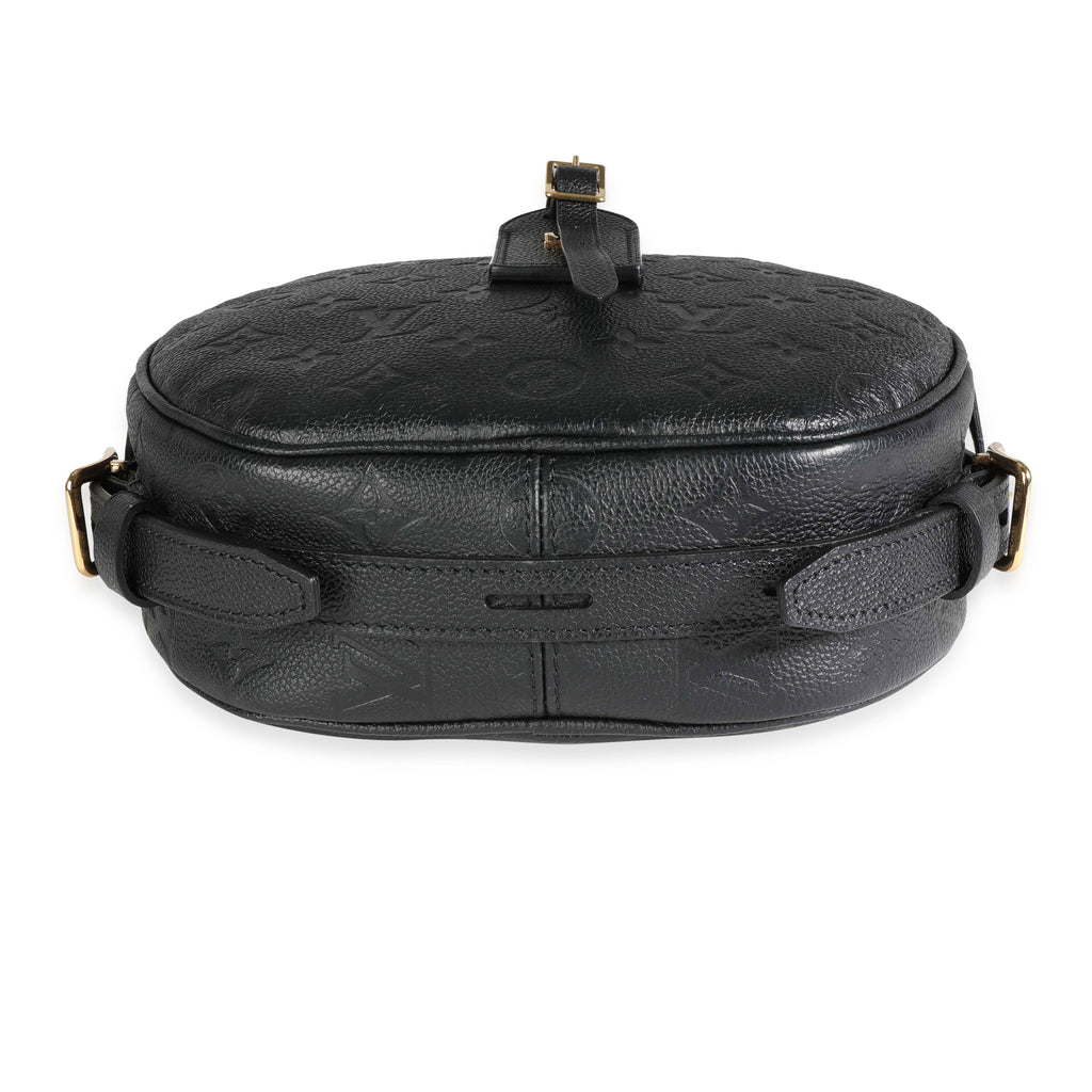 Louis Vuitton Louis Vuitton Black Empreinte Leather Boite Chapeau Souple MM
