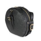 Louis Vuitton Louis Vuitton Black Empreinte Leather Boite Chapeau Souple MM