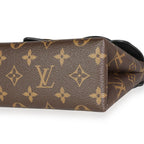Louis Vuitton Louis Vuitton Black Leather & Monogram Canvas Locky BB