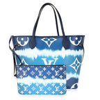 Louis Vuitton Louis Vuitton Blue LV Escale Neverfull MM