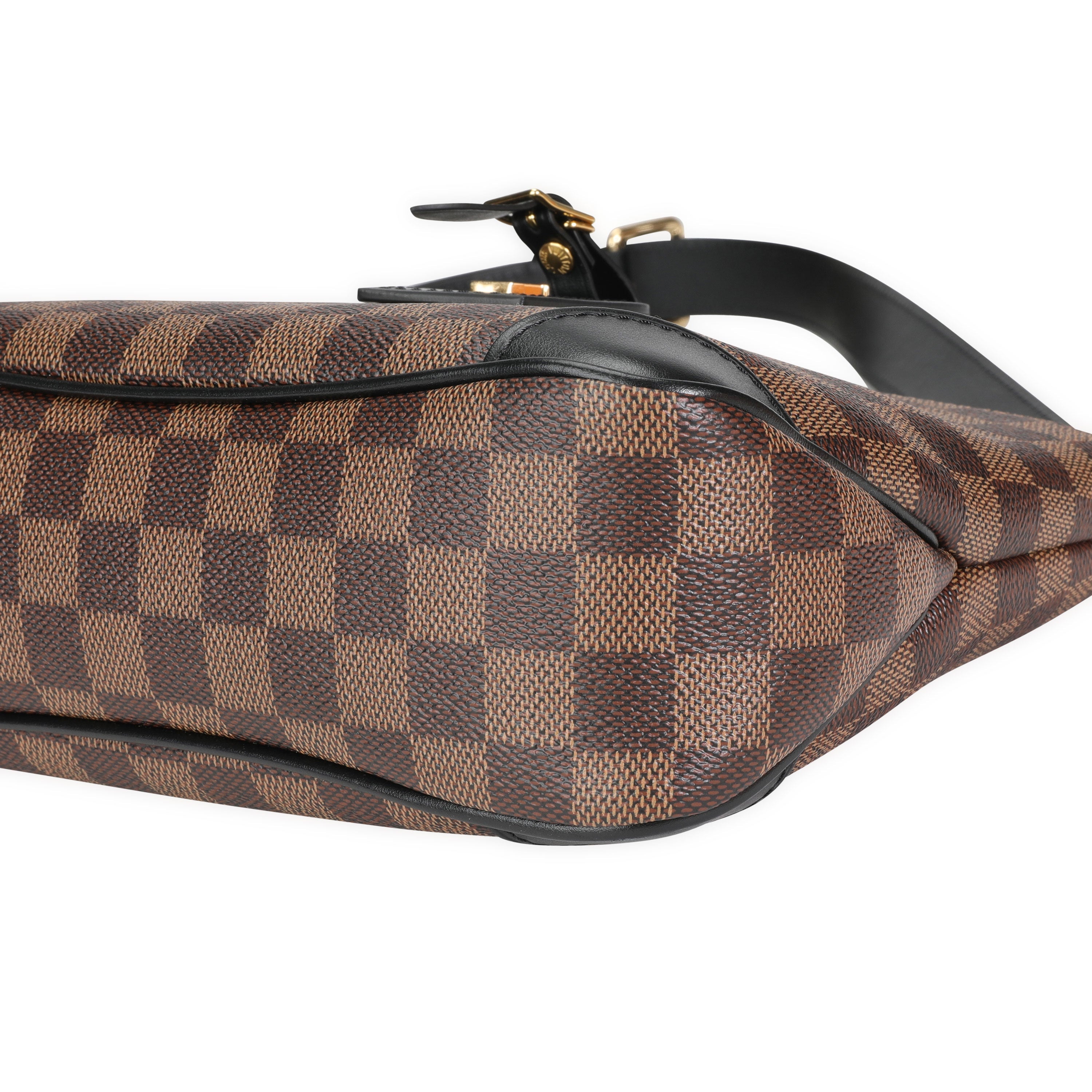Louis Vuitton Louis Vuitton Damier Ebene & Black Leather Odeon PM