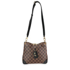 Louis Vuitton Louis Vuitton Damier Ebene & Black Leather Odeon PM