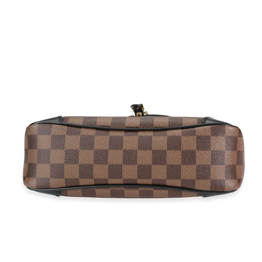 Louis Vuitton Louis Vuitton Damier Ebene & Black Leather Odeon PM