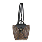 Louis Vuitton Louis Vuitton Monogram Canvas & Black Cowhide Montsouris BB