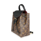 Louis Vuitton Louis Vuitton Monogram Canvas & Black Cowhide Montsouris BB