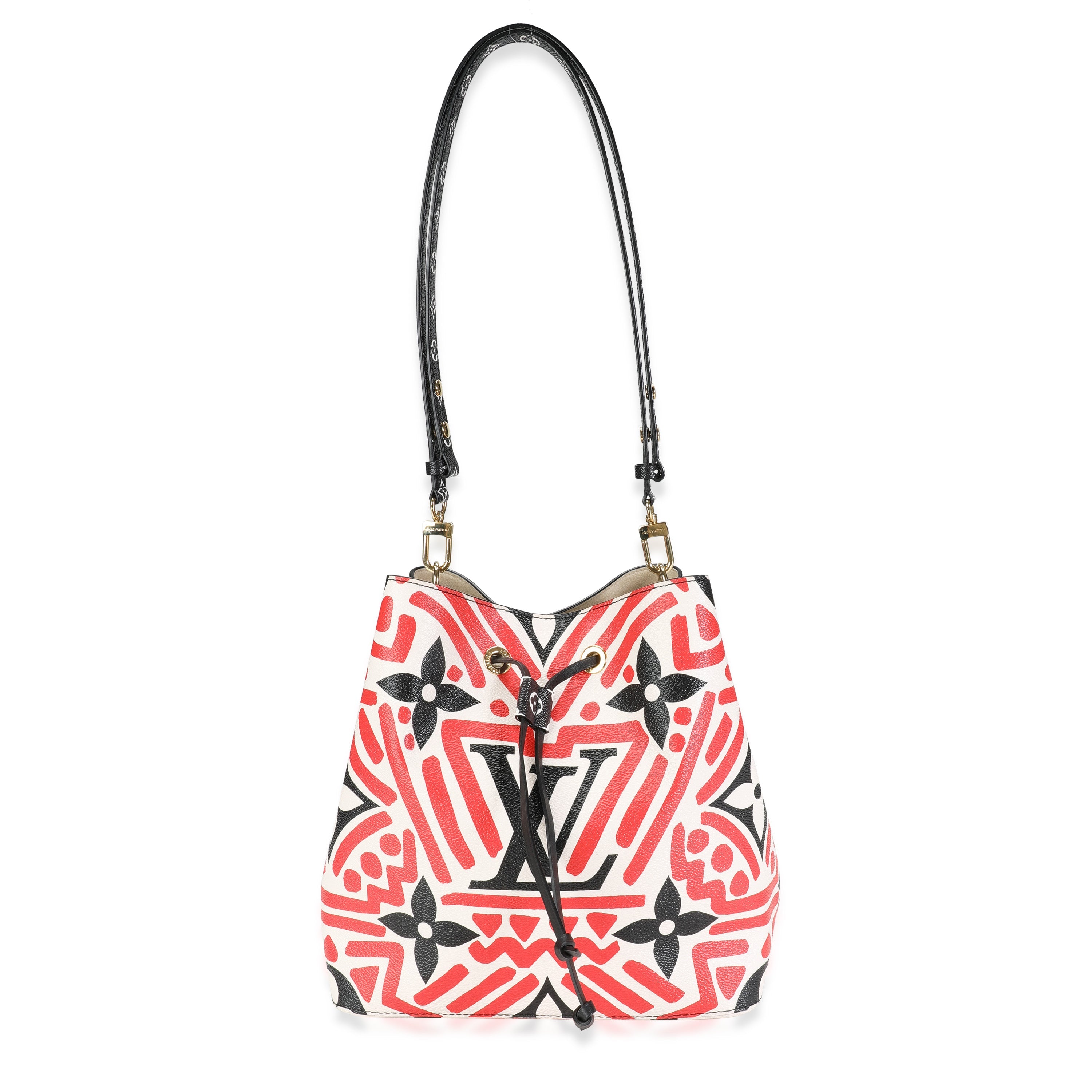 Louis Vuitton Louis Vuitton Cream & Red Monogram Giant LV Crafty NéoNoé MM
