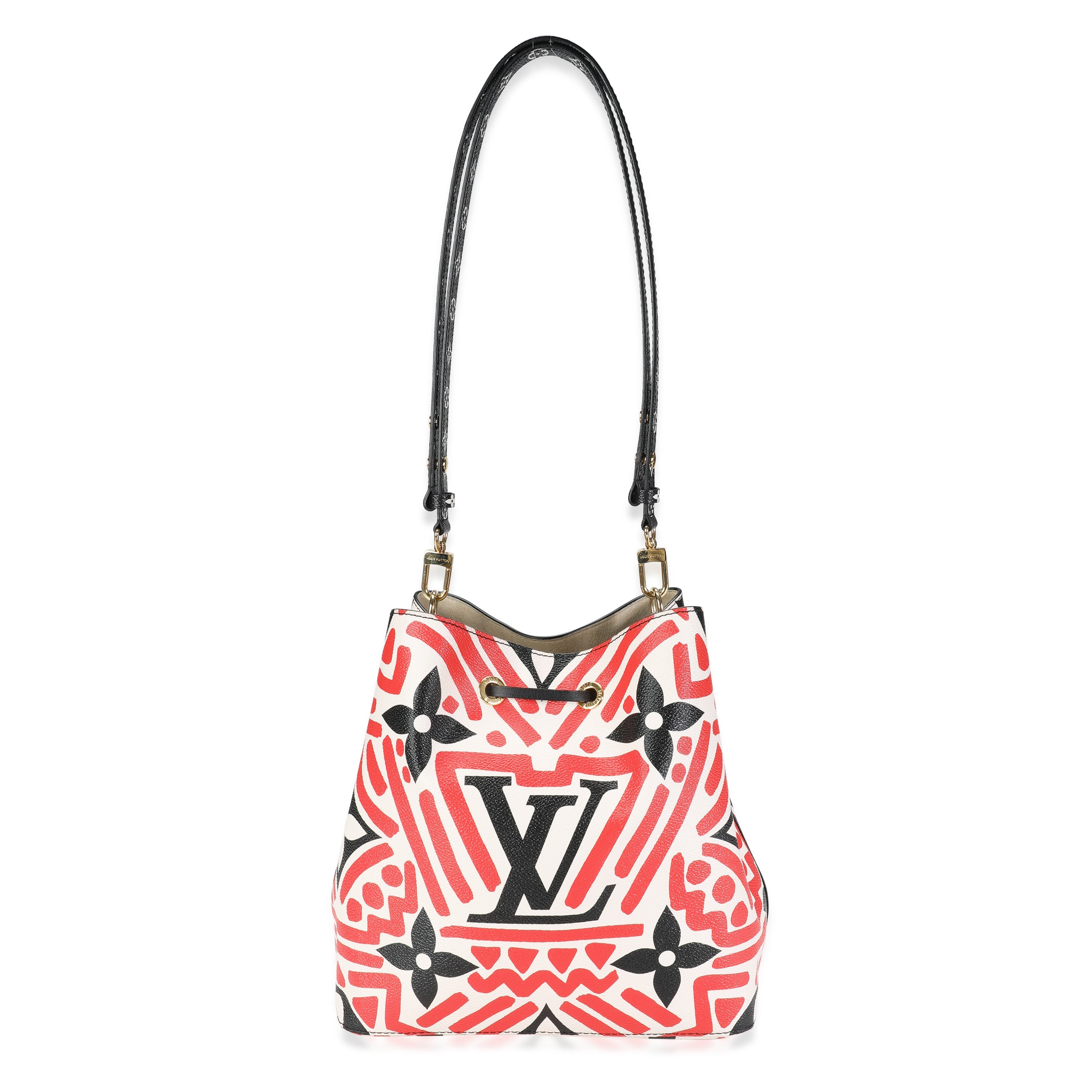 Louis Vuitton Louis Vuitton Cream & Red Monogram Giant LV Crafty NéoNoé MM