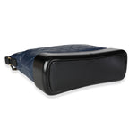Chanel Black & Blue Quilted Calfskin Large Gabrielle Shopping Tote