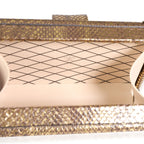 Louis Vuitton Louis Vuitton Distressed Metallic Gold Python Petite Malle