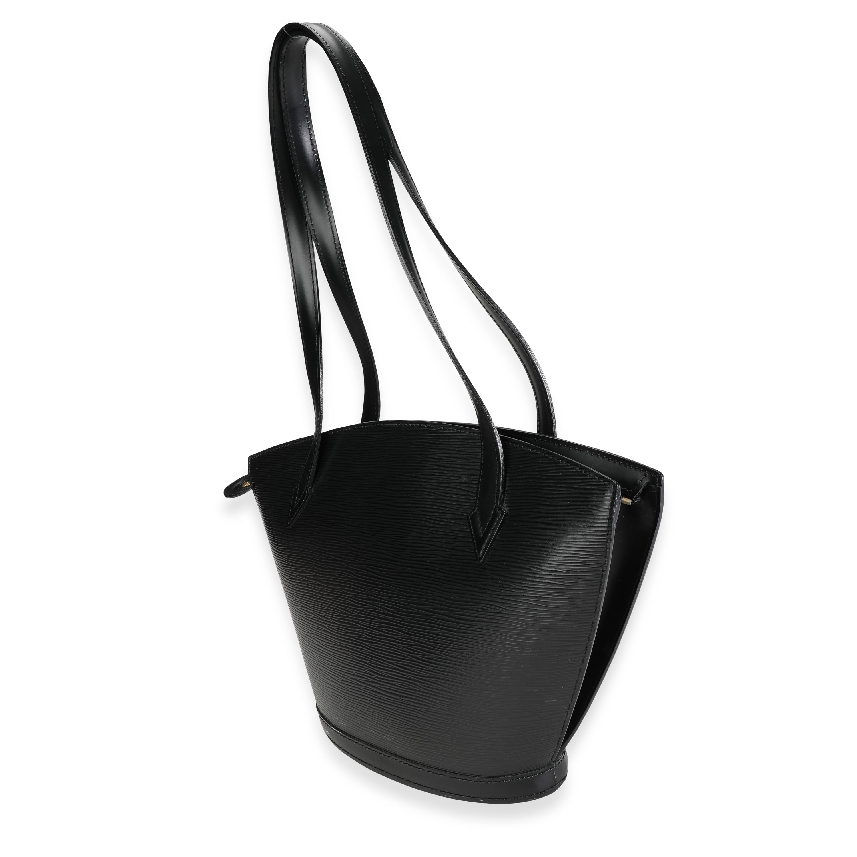 Louis Vuitton Louis Vuitton Black Epi Leather Saint Jacques PM