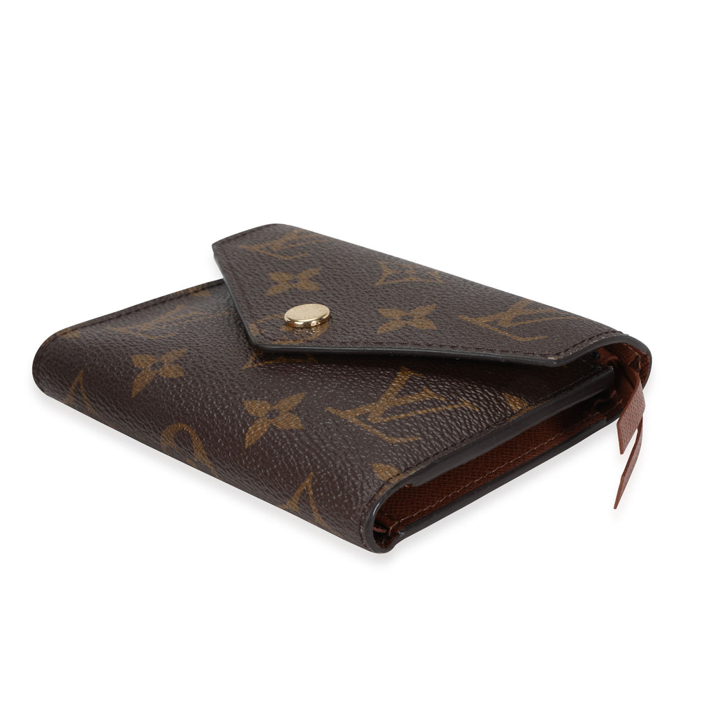 Louis Vuitton Louis Vuitton Monogram Canvas & Armagnac Leather Victorine Wallet