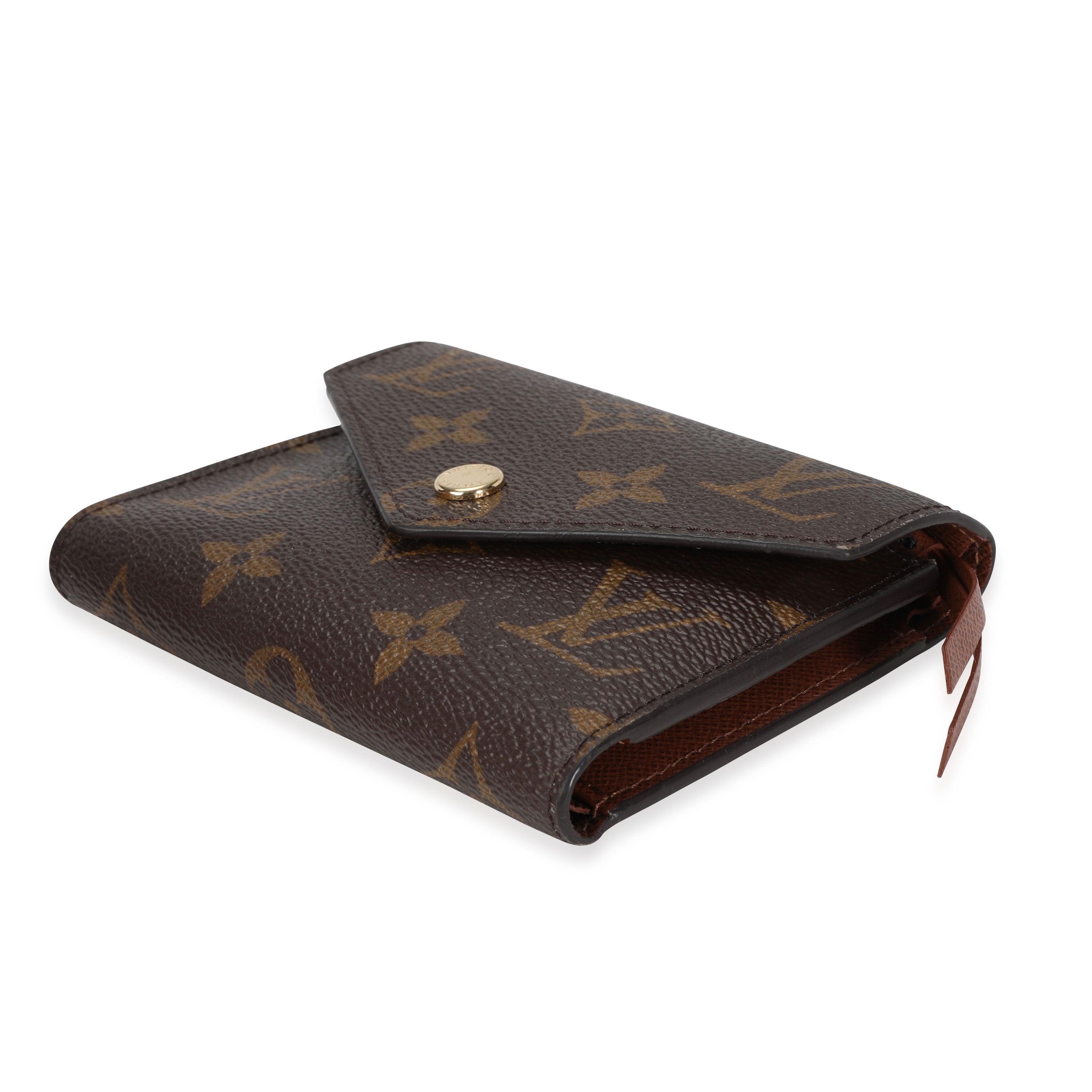 Louis Vuitton Louis Vuitton Monogram Canvas & Armagnac Leather Victorine Wallet