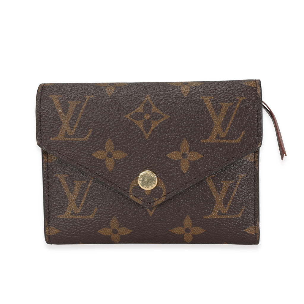 Louis Vuitton Louis Vuitton Monogram Canvas & Armagnac Leather Victorine Wallet