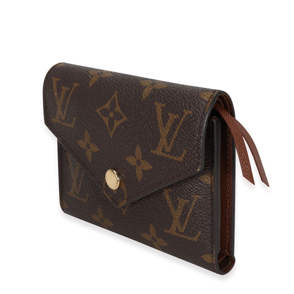 Louis Vuitton Louis Vuitton Monogram Canvas & Armagnac Leather Victorine Wallet