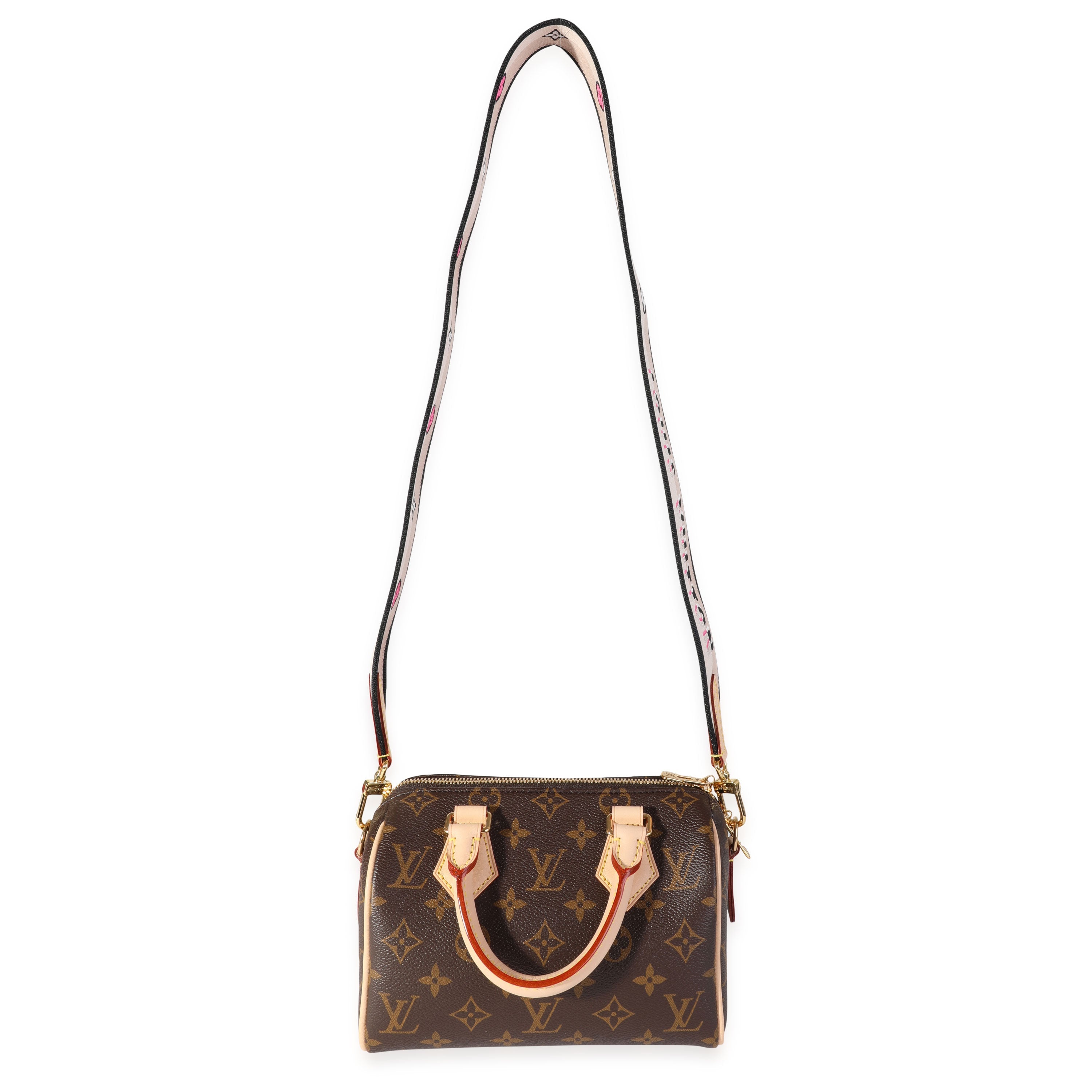 Louis Vuitton Louis Vuitton Brown Monogram Canvas Speedy Bandoulière 20