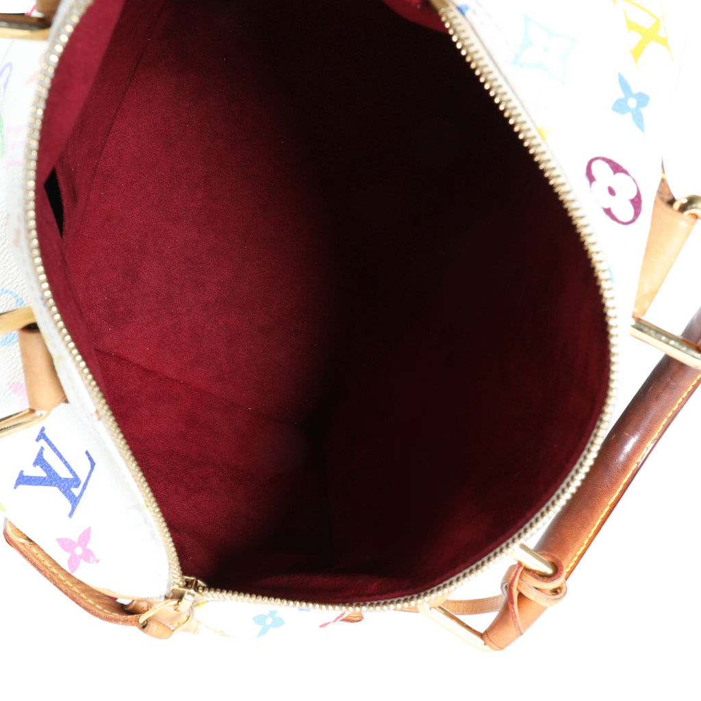 Louis Vuitton Louis Vuitton White Monogram Multicolore Speedy 30