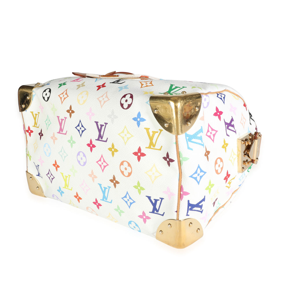 Louis Vuitton Louis Vuitton White Monogram Multicolore Speedy 30