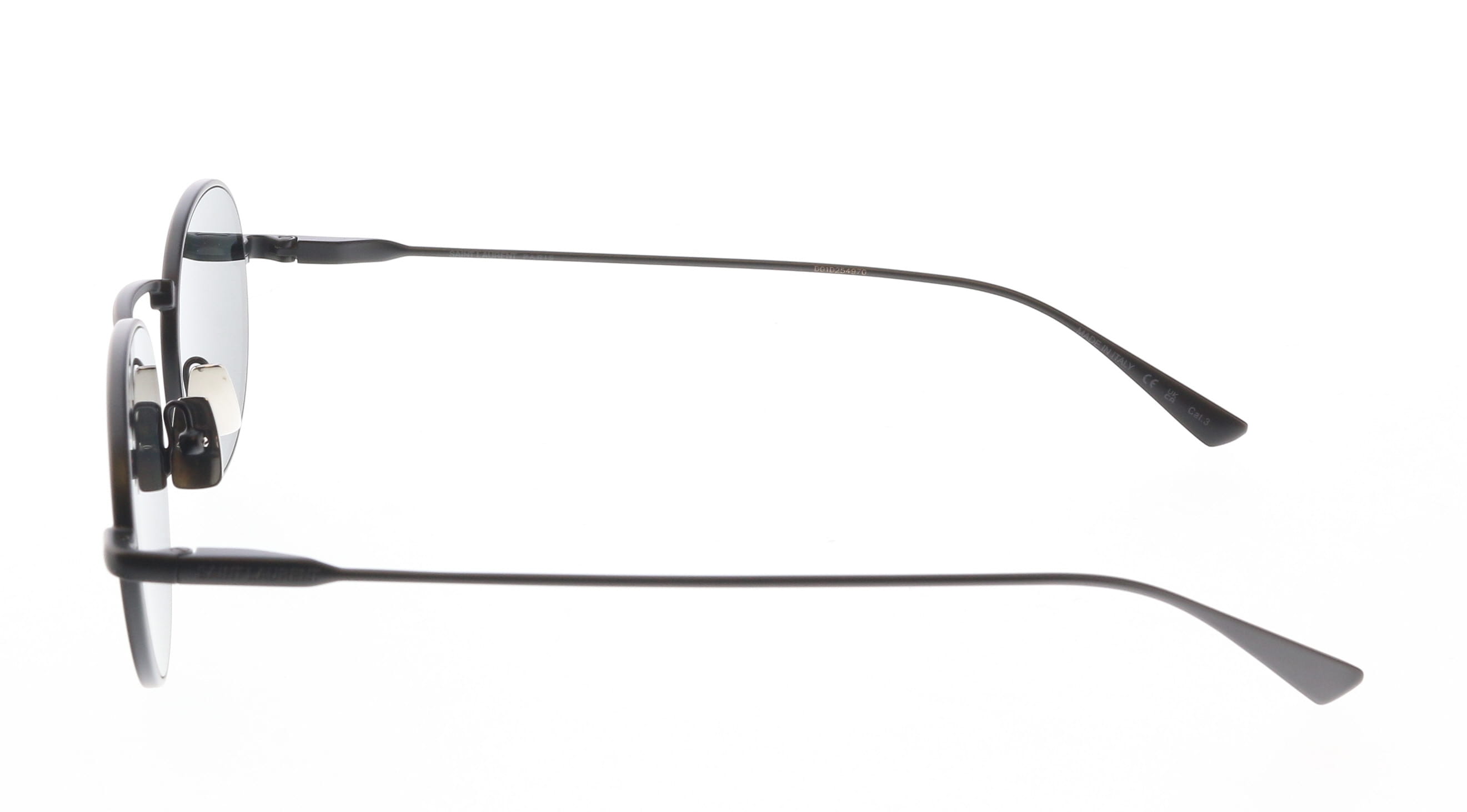 Saint Laurent SL 799-001 Urban  Matte Black Round Metal Sunglasses with