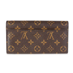 Louis Vuitton Louis Vuitton Monogram Canvas & Brown Leather Sarah Wallet