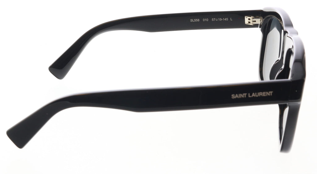 Saint Laurent SL 558-010 Oversized Black Square Sunglasses