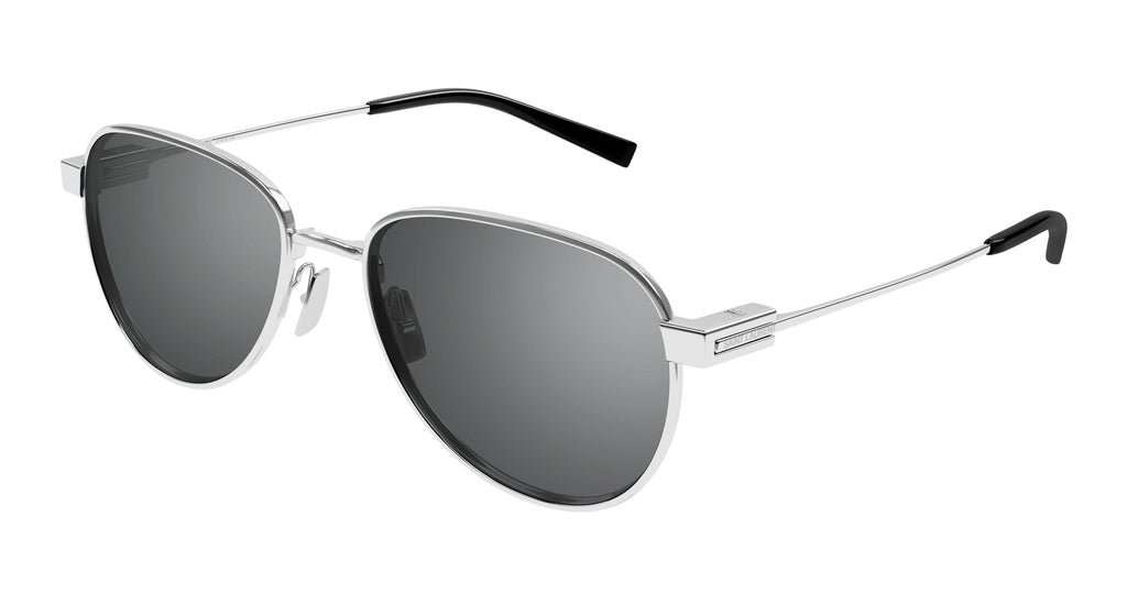 Saint Laurent SL 772-003 Silver Metal Aviator Sunglasses