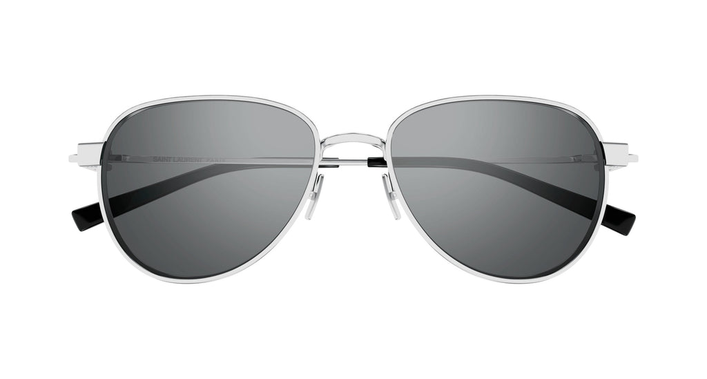 Saint Laurent SL 772-003 Silver Metal Aviator Sunglasses