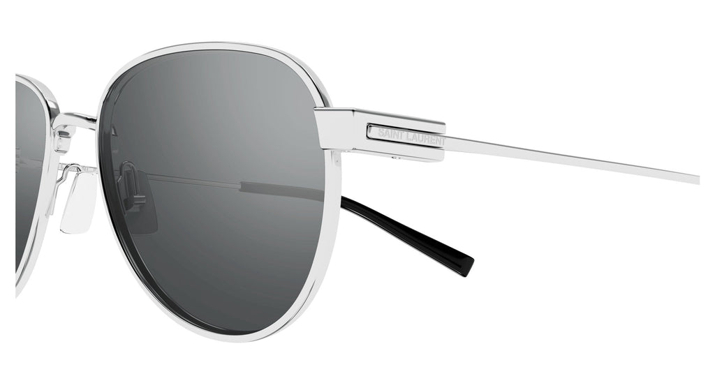 Saint Laurent SL 772-003 Silver Metal Aviator Sunglasses