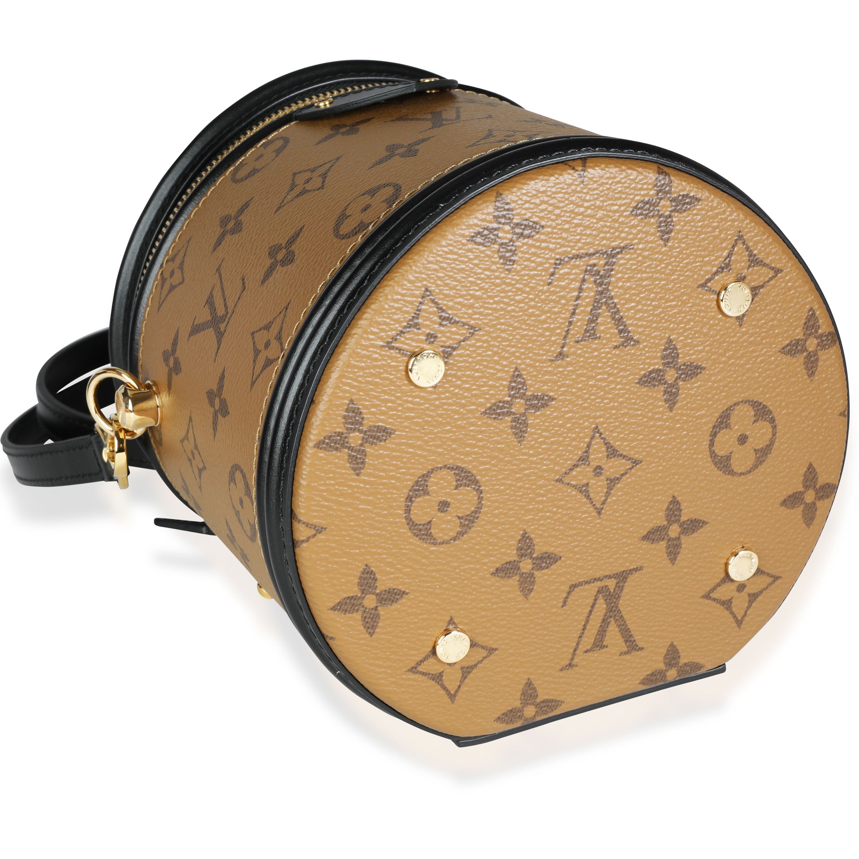 Louis Vuitton Louis Vuitton Monogram Reverse Canvas & Black Calfskin Cannes