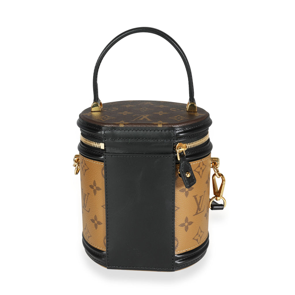 Louis Vuitton Louis Vuitton Monogram Reverse Canvas & Black Calfskin Cannes