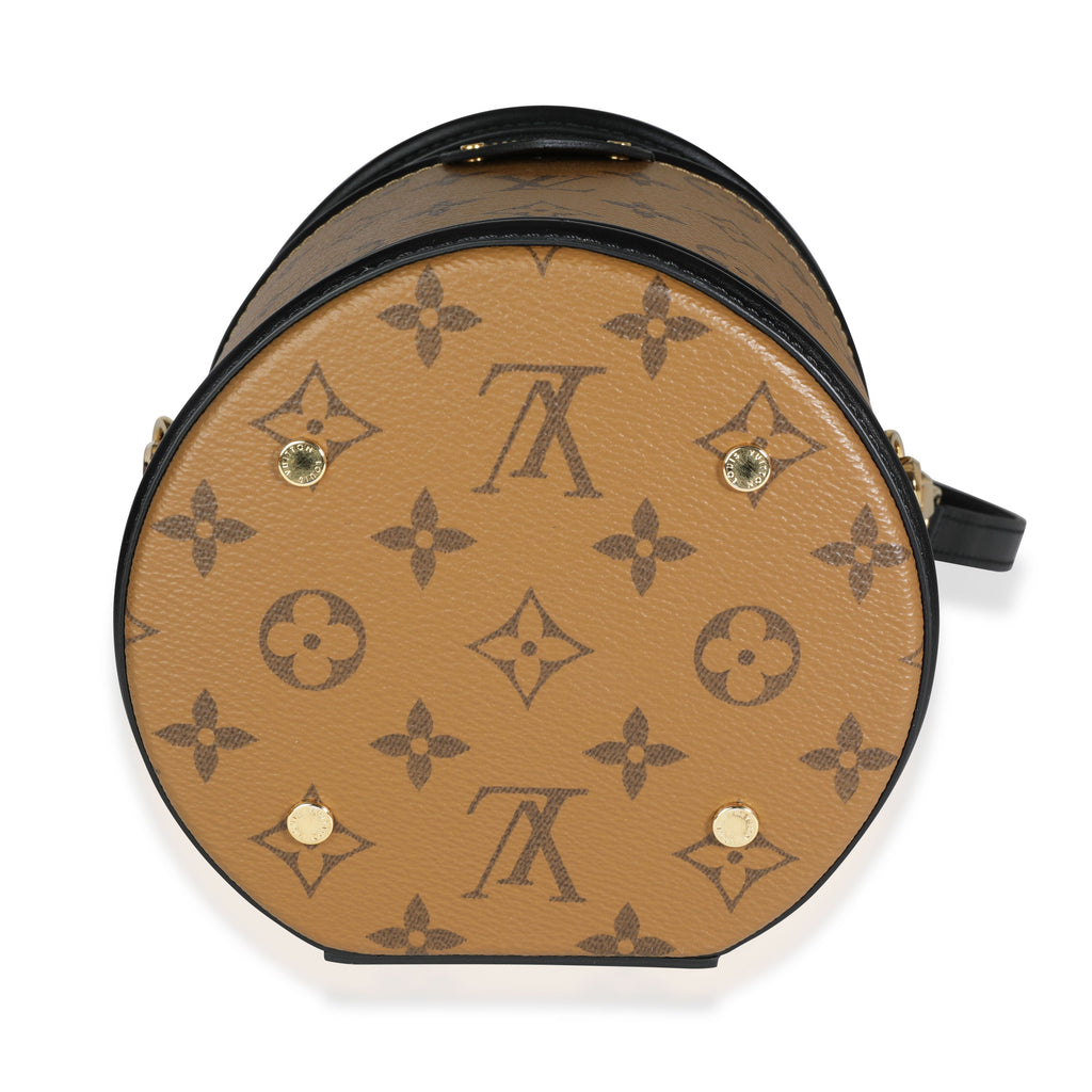 Louis Vuitton Louis Vuitton Monogram Reverse Canvas & Black Calfskin Cannes