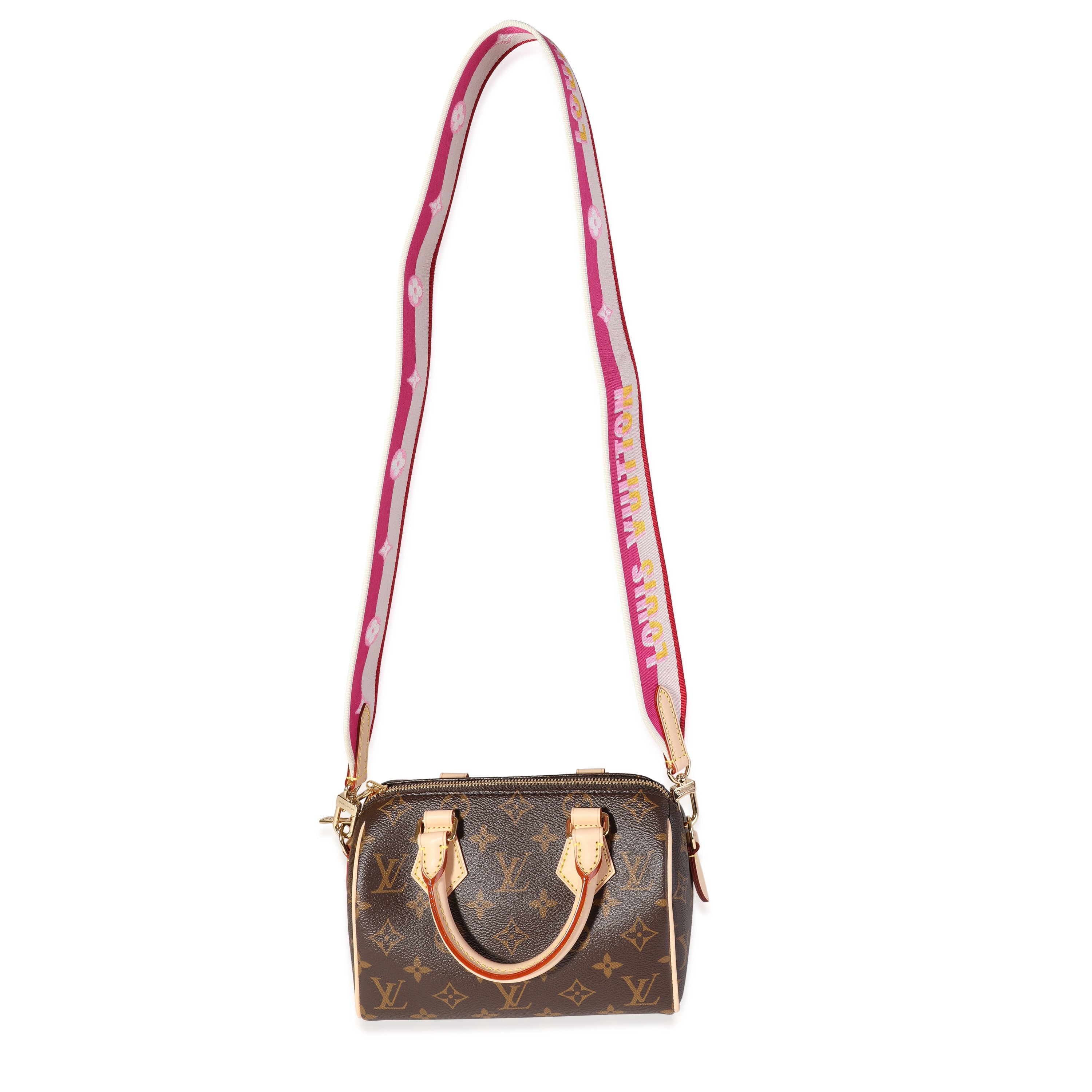 Louis Vuitton Louis Vuitton Monogram Canvas Fuchsia Speedy Bandoulière 20