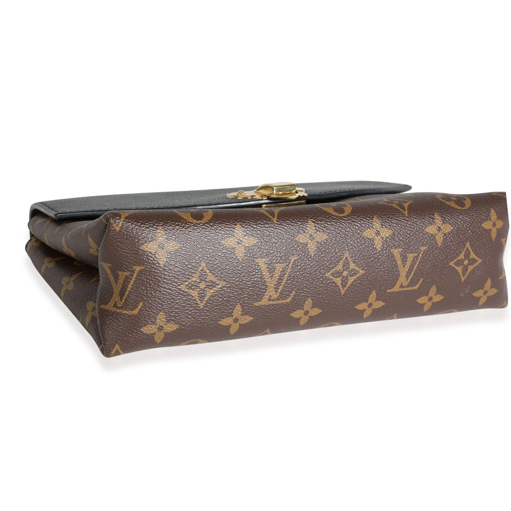 Louis Vuitton Louis Vuitton Monogram Canvas & Black Grained Leather Saint-Placide