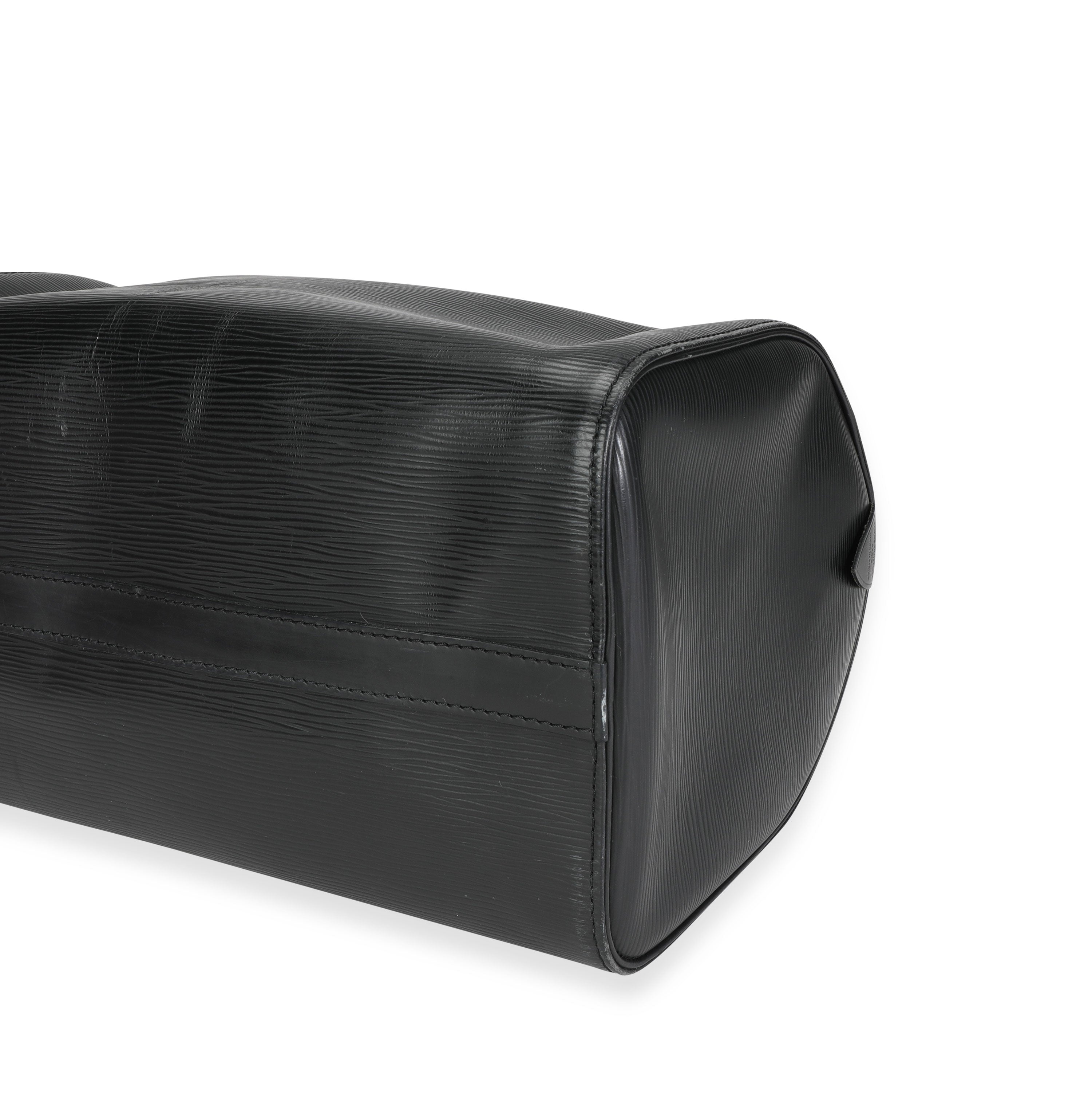 Louis Vuitton Louis Vuitton Black Epi Leather Speedy 35