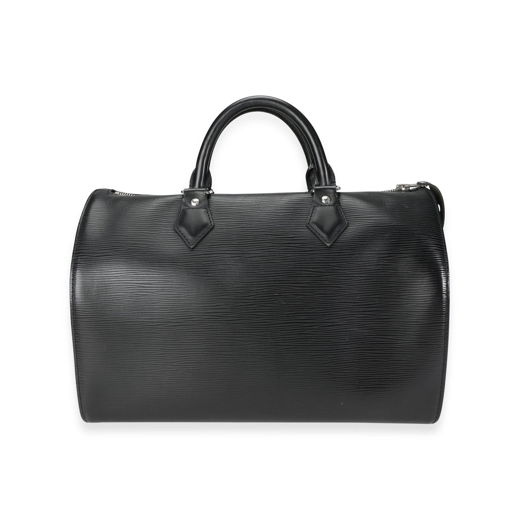 Louis Vuitton Louis Vuitton Black Epi Leather Speedy 35