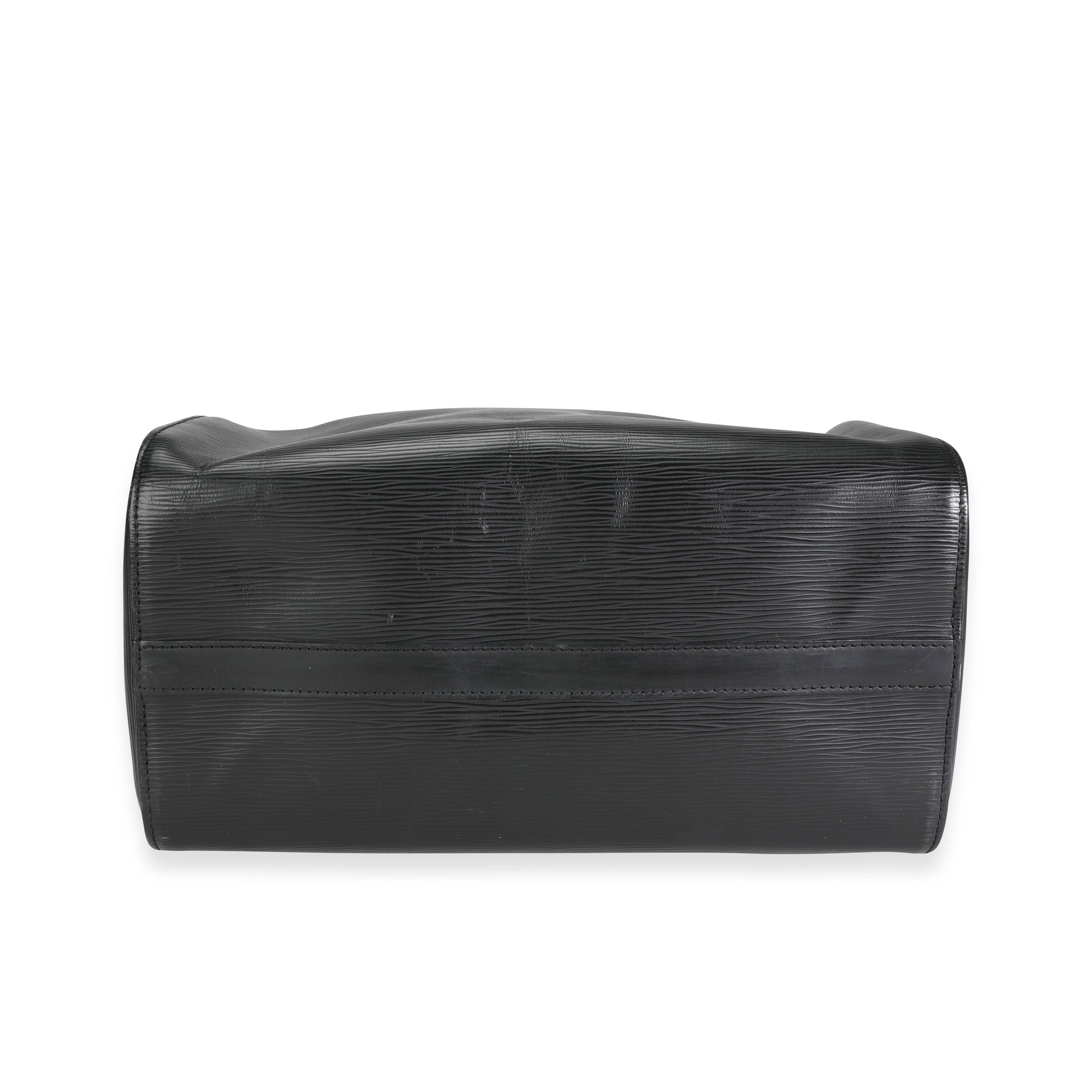 Louis Vuitton Louis Vuitton Black Epi Leather Speedy 35