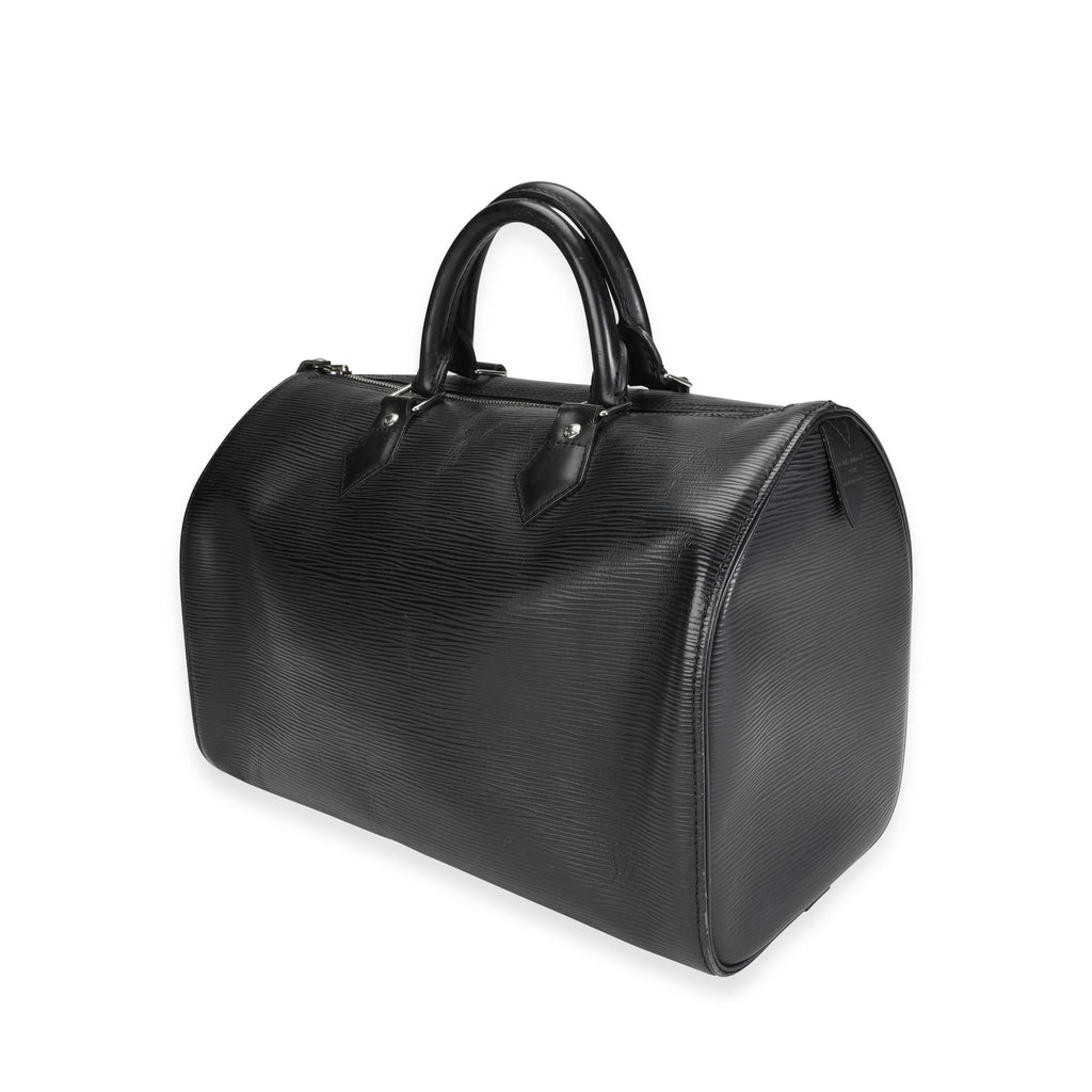 Louis Vuitton Louis Vuitton Black Epi Leather Speedy 35