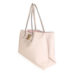 Louis Vuitton Greige Grained Calf Leather Lockme Shopper