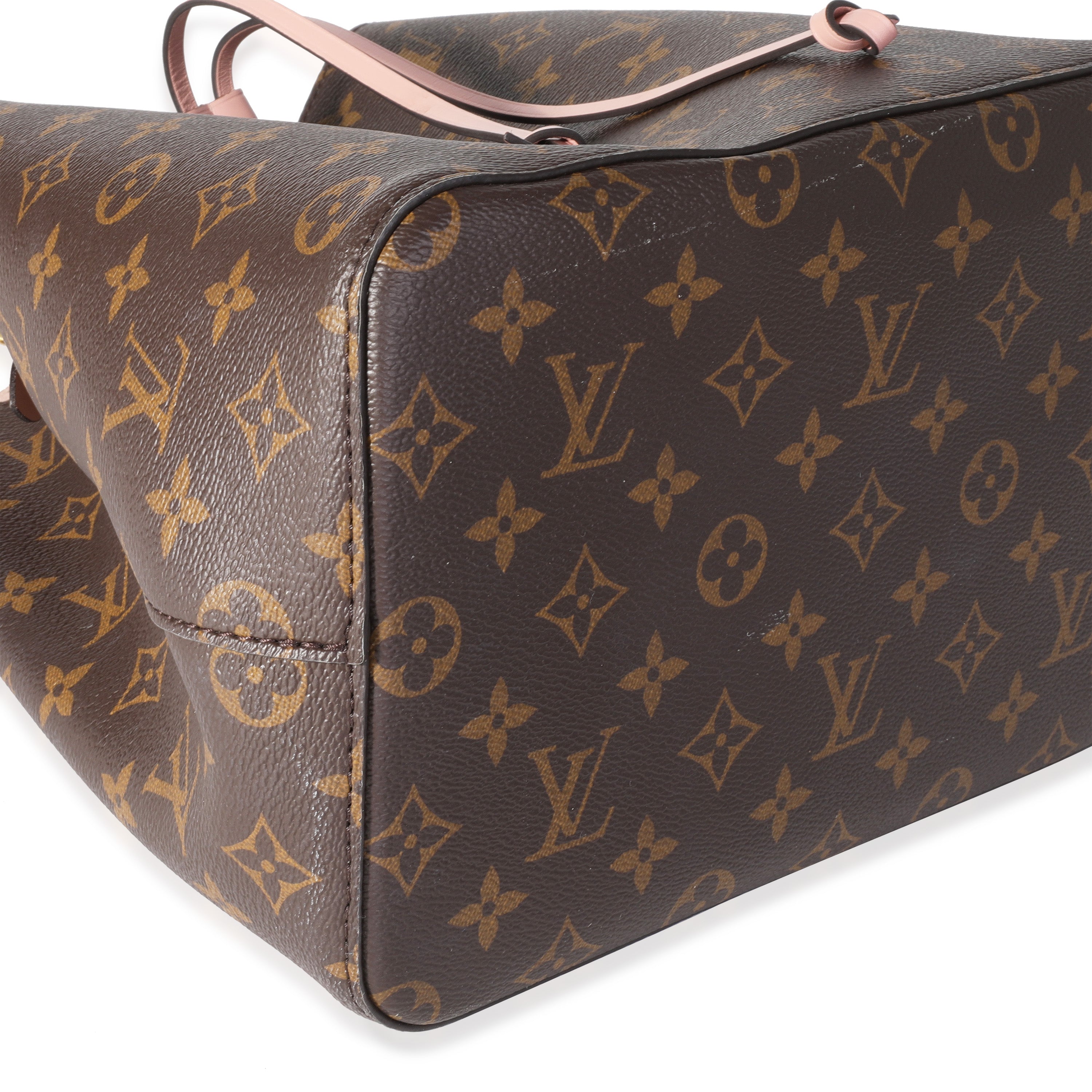 Louis Vuitton Louis Vuitton Monogram Canvas & Rose Poudré Pink NéoNoé Bucket Bag