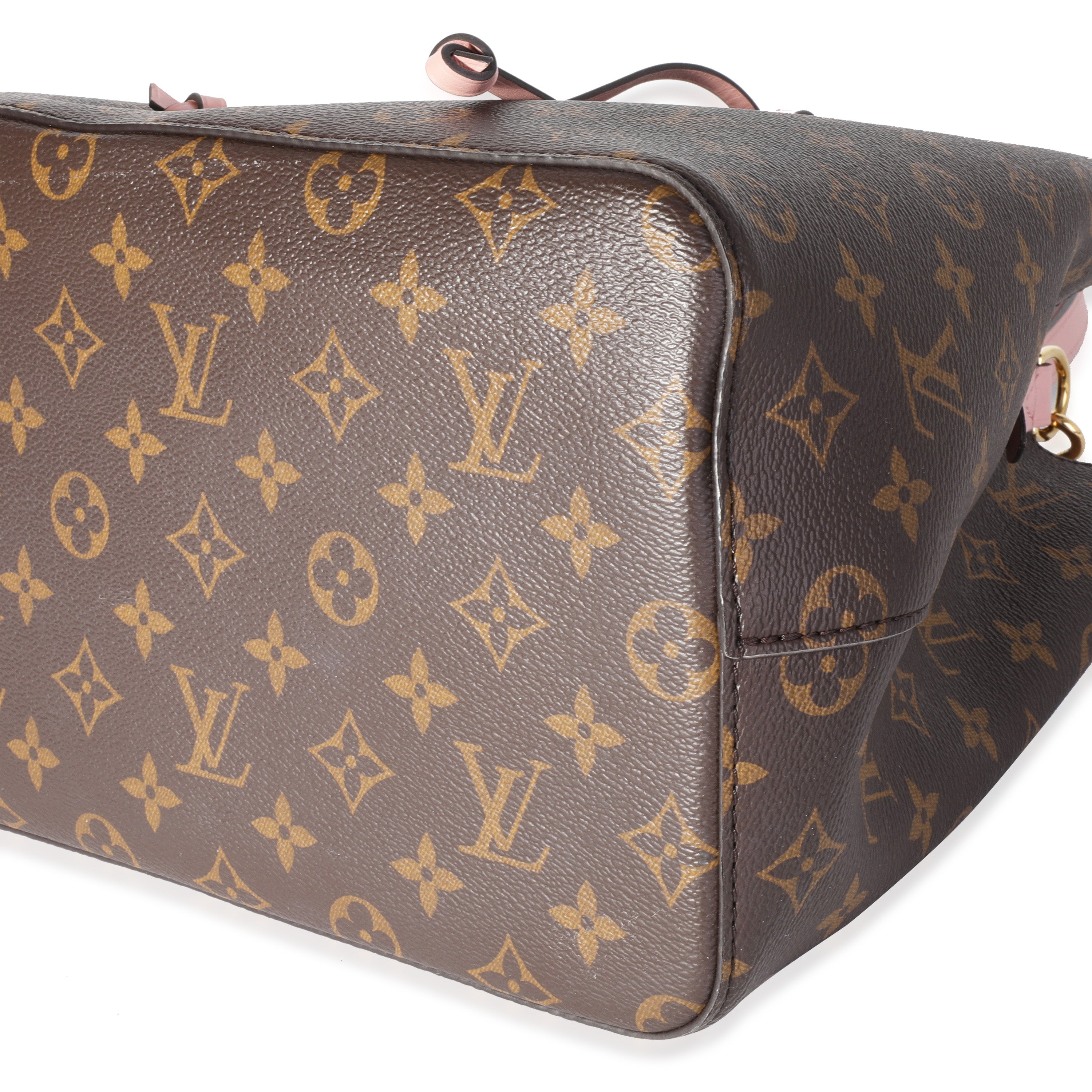 Louis Vuitton Louis Vuitton Monogram Canvas & Rose Poudré Pink NéoNoé Bucket Bag