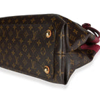 Louis Vuitton Louis Vuitton Aurore Calf Leather & Monogram Canvas Olympe Shoulder Bag