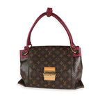 Louis Vuitton Louis Vuitton Aurore Calf Leather & Monogram Canvas Olympe Shoulder Bag