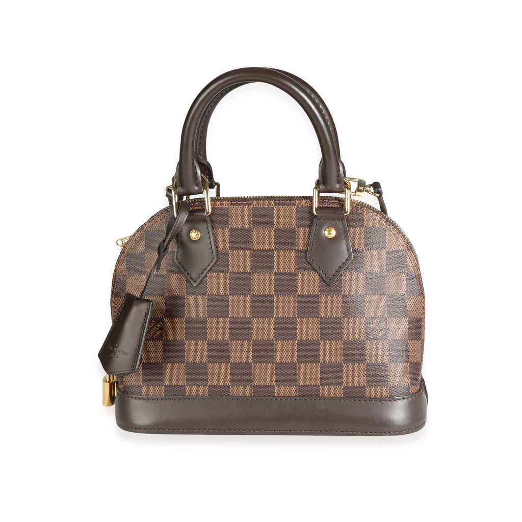 Louis Vuitton Louis Vuitton Damier Ebene Canvas Alma BB