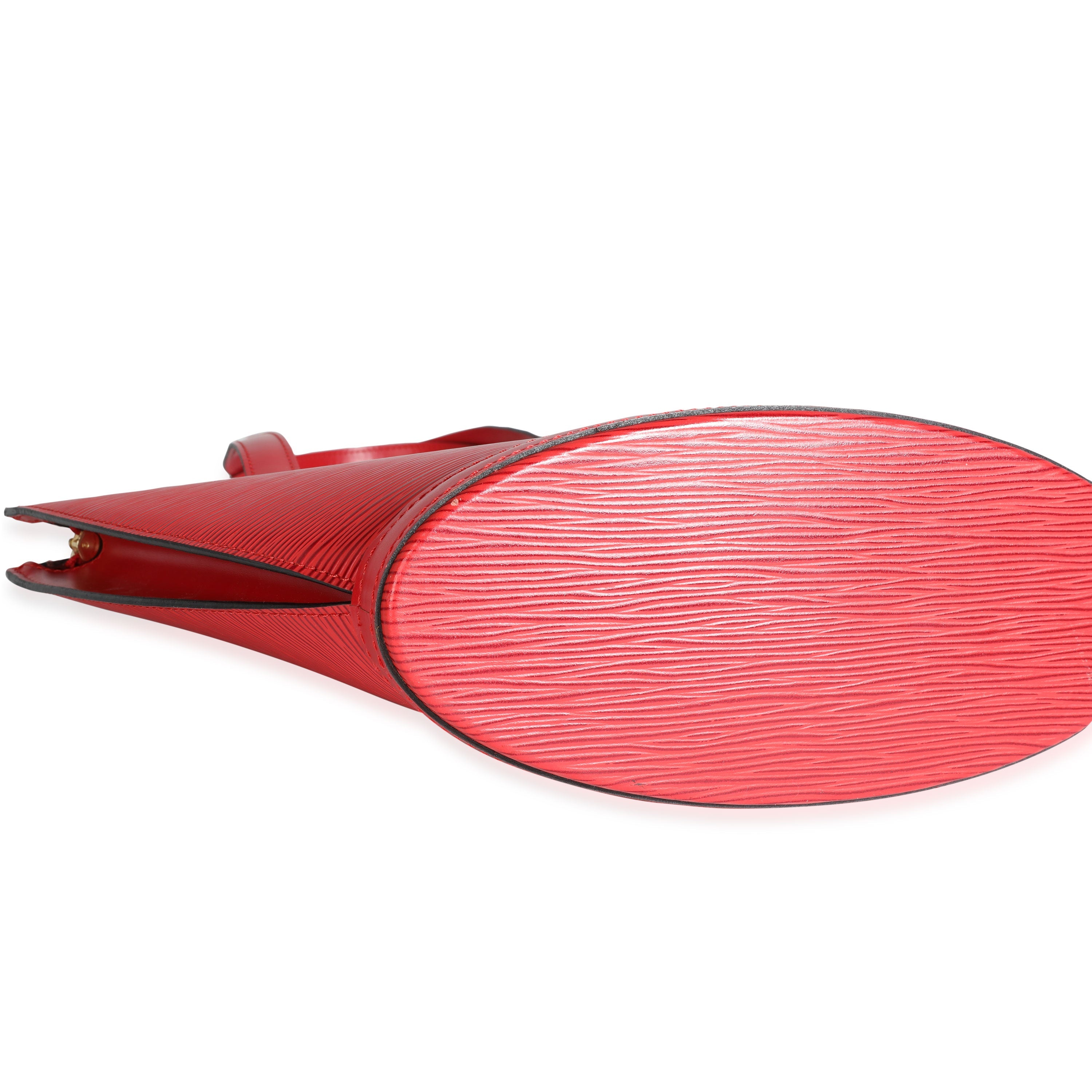 Louis Vuitton Louis Vuitton Red Epi Leather Saint Jacques PM