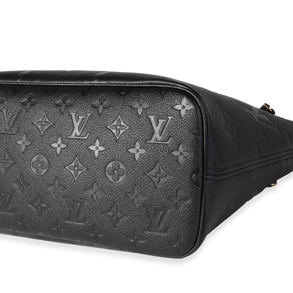 Louis Vuitton Louis Vuitton Black  Monogram Empreinte Giant Neverfull MM