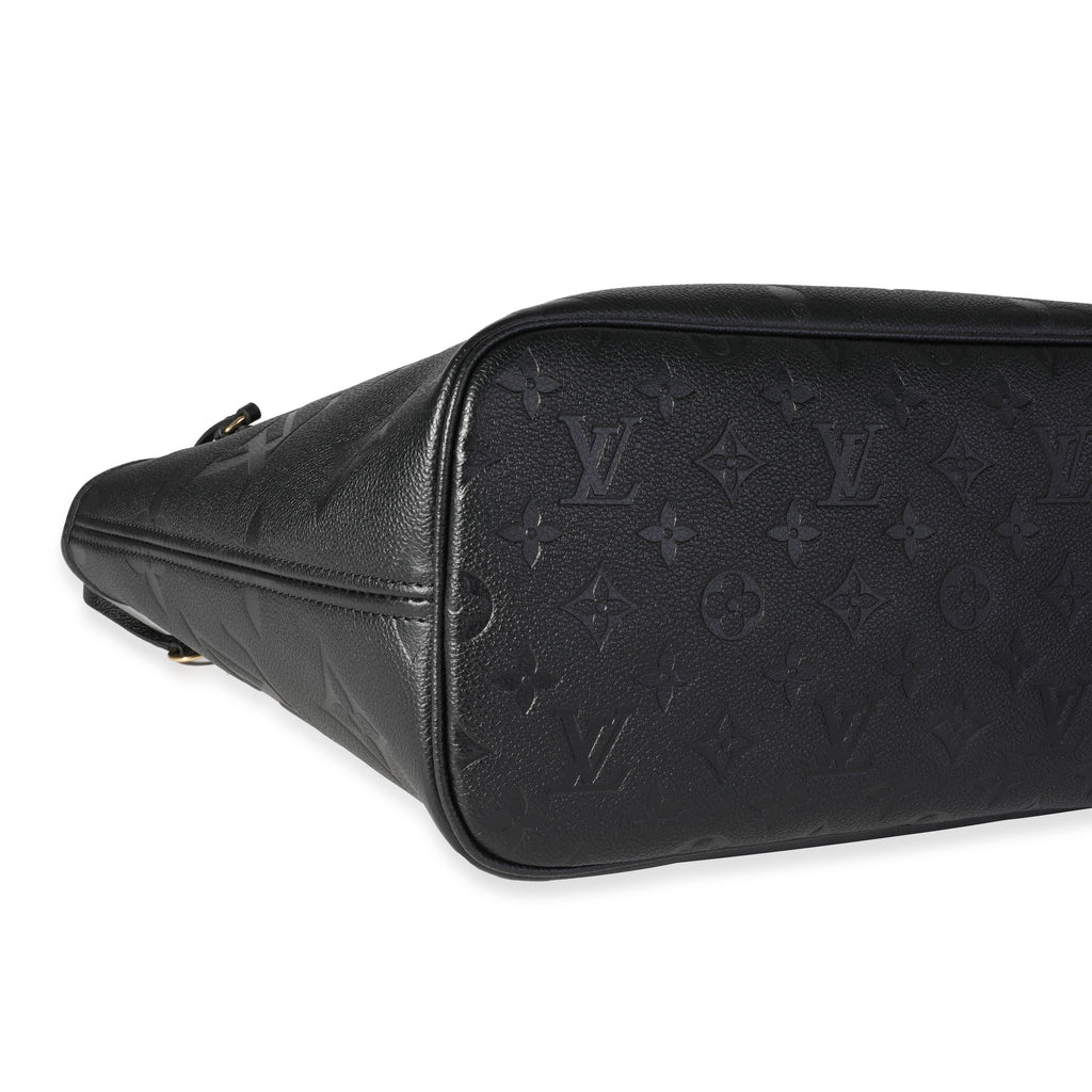 Louis Vuitton Louis Vuitton Black  Monogram Empreinte Giant Neverfull MM