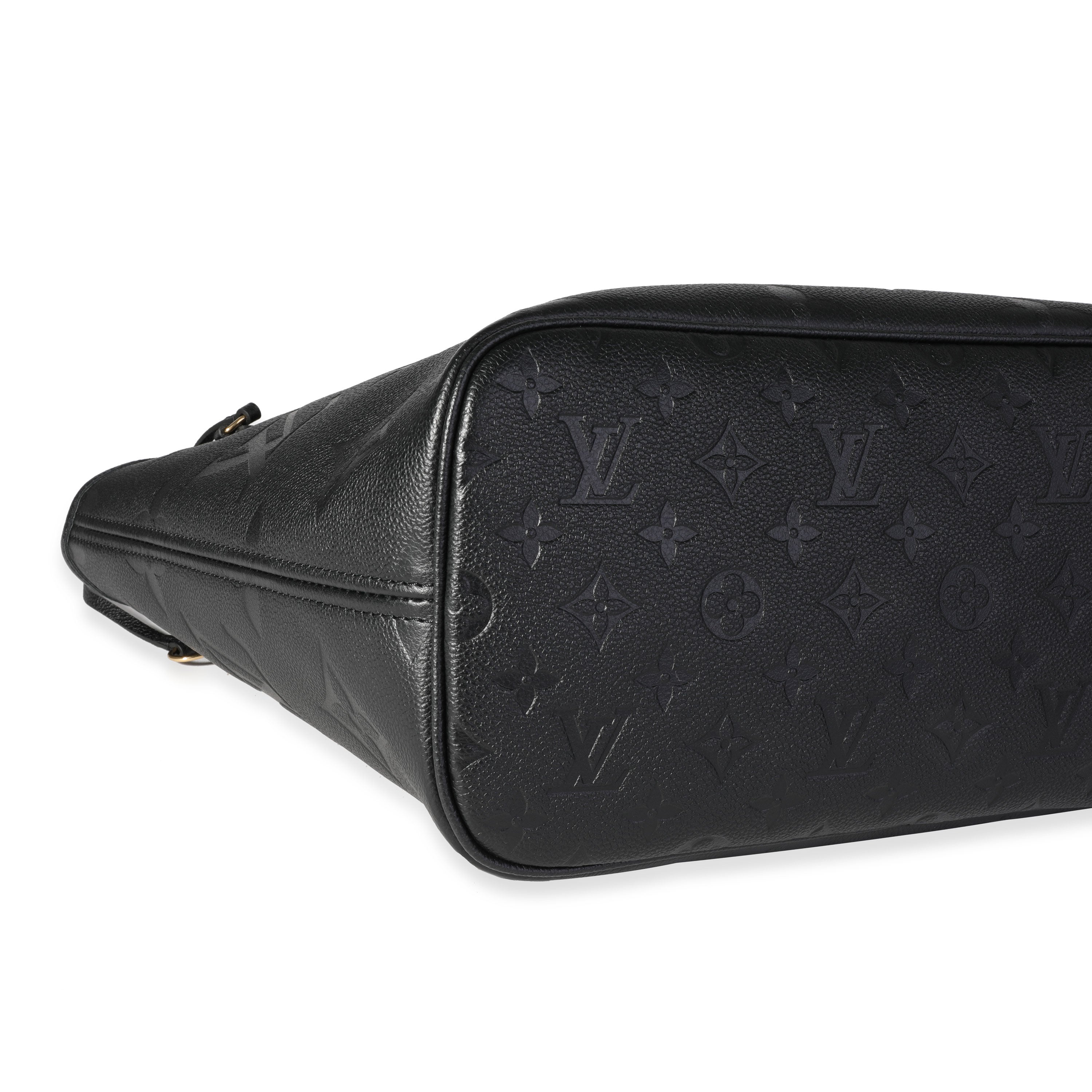 Louis Vuitton Louis Vuitton Black  Monogram Empreinte Giant Neverfull MM