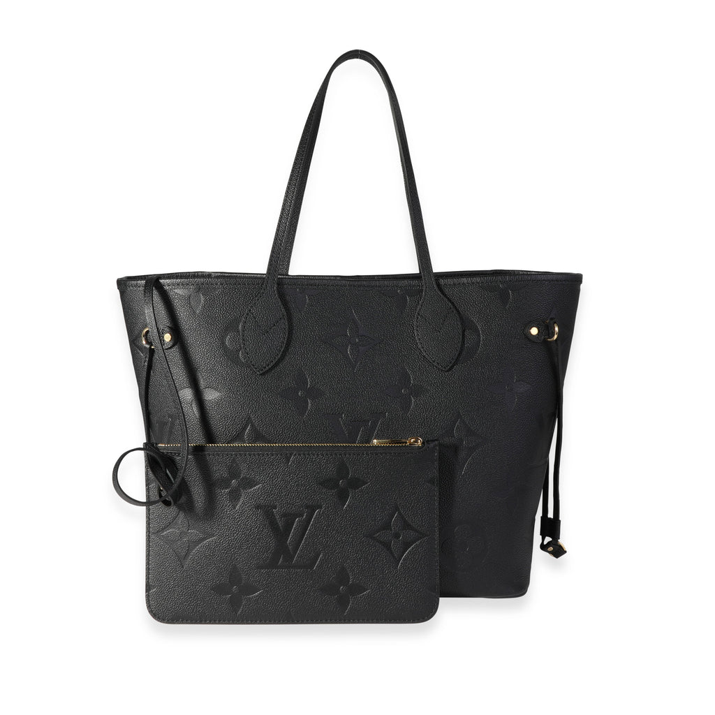 Louis Vuitton Louis Vuitton Black  Monogram Empreinte Giant Neverfull MM