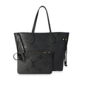 Louis Vuitton Louis Vuitton Black  Monogram Empreinte Giant Neverfull MM