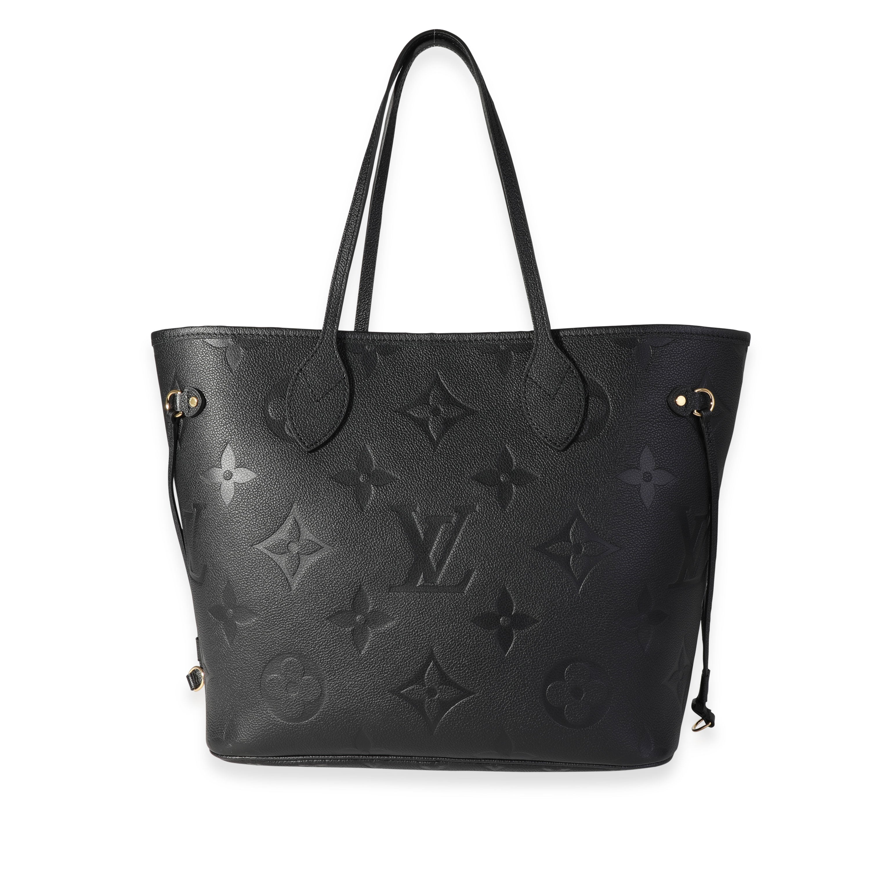 Louis Vuitton Louis Vuitton Black  Monogram Empreinte Giant Neverfull MM