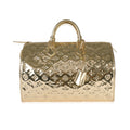 Louis Vuitton Louis Vuitton Limited Edition Gold Monogram Miroir Speedy 35